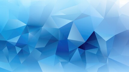 Blue background with triangles, vector illustration, and vector graphics elements for design, banner or presentation.  © Waa