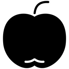 apple solid icon