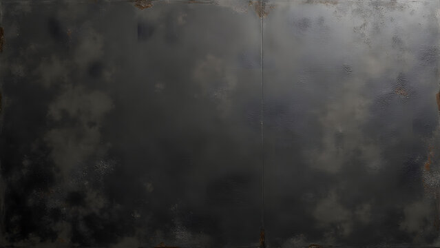 XXL porcelain slab with rustic wrought iron effect, industrial metal texture, seamless matte finish, HD symmetrical backdrop for modern spaces. - Powered by Adobe