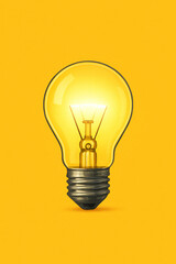 light bulb vector illustration