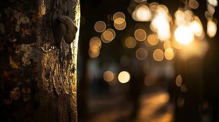 Motivational Quote Displayed on Wooden Board for Environmental Awareness