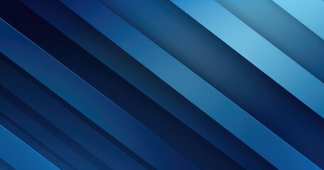 Obraz premium Blue geometric background with triangles for presentation, banner or poster design. Vector illustration in the style. 