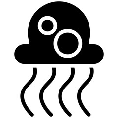jellyfish solid icon