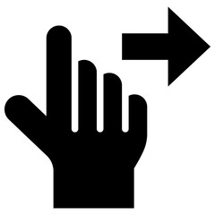 Obraz premium slide solid icon