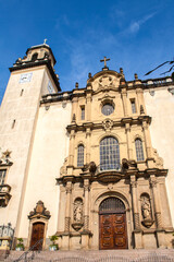 Fototapeta premium Sao Paulo, Brazil, September 02, 2009. Facade of Basilica of Our Lady of Carmo, in Bela Vista neighborhood, center of Sao Paulo, SP.