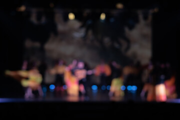 Texture blur and defocus, background for design. Stage light at a concert show.