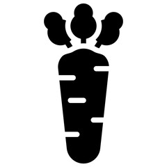carrot solid icon
