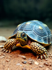 Obraz premium Burmese star tortoise (Geochelone platynota)