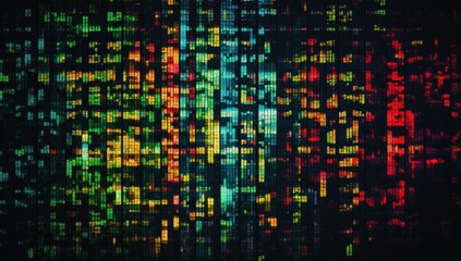 Obraz premium abstract binary code