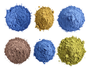 Colorful Powder Piles
