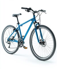 bicycle on white background