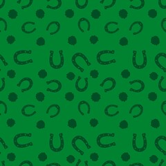 Christmas animals seamless horse pattern for wrapping paper and fabrics