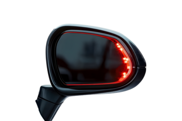 Close-up of a Modern Car Side Mirror