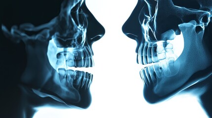 Comparison of Healthy Lungs and Smoker Lungs in Digital Art