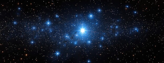 A radiant celestial cluster in the vast cosmos.