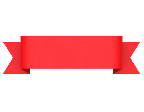 red  banner png