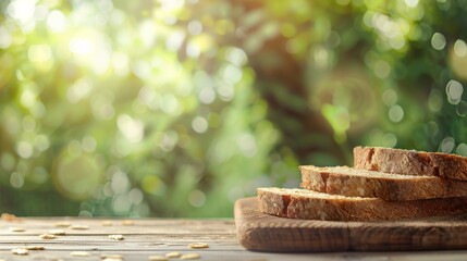 A table with a bunch of bread and herbs on it