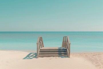 Obraz premium Urlaub auf einer einsamen Insel in den Tropen