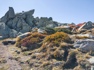 Vitosha Mountain near Cherni Vrah peak, Bulgaria