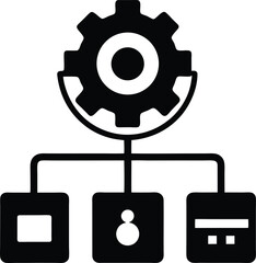 Obraz premium gear icon vector illustration