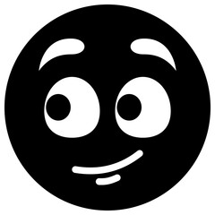 eyes right solid icon