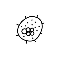 hand drawn immune cell icon