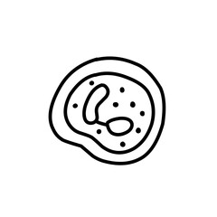 hand drawn immune cell icon