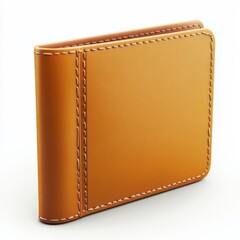 3D Wallet Icon, realistic 3D rendering, isolated on white background