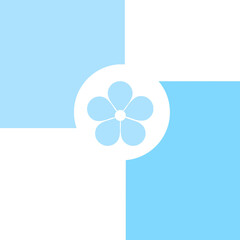 blue flower background