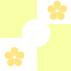 greeting card with flowers