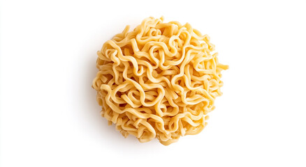 Top-Down View of Instant Noodles