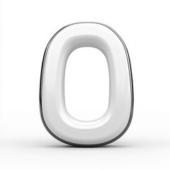 3D Phone Icon, sleek design, isolated on white background