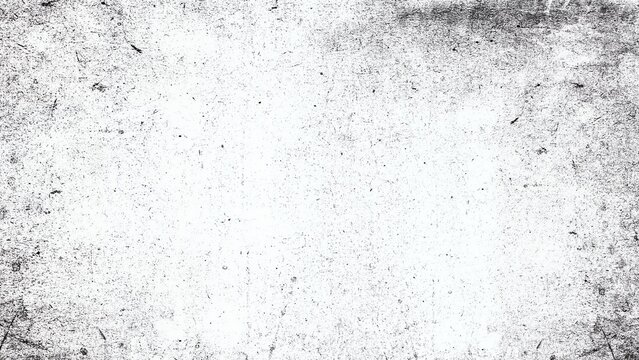 Blurred black and white scratched grunge isolated on background, old film effect. Distressed retro paper abstract stock illustration cracked texture overlays for space or text.