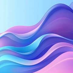 Obraz premium Abstract wavy vibrant color background