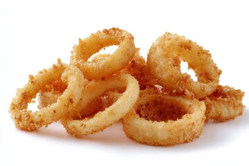 Crispy onion rings, golden brown and delicious!