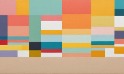 Colorful geometric design