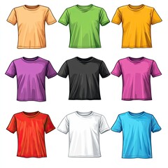 Colorful Short-Sleeve T-Shirts