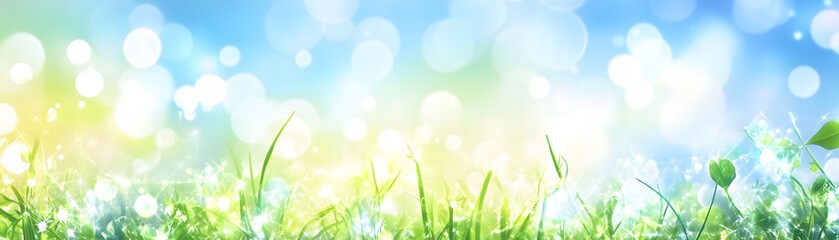 Obraz premium Vibrant springtime scene with cheerful colours