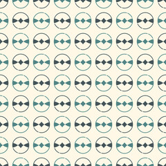 Half circle seamless pattern. Minimalist design ornament. Modern geometric background. Contemporary simple geo wallpaper. Vector artistic abstract print