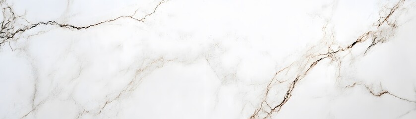 Detailed close-up view of natural white marble.