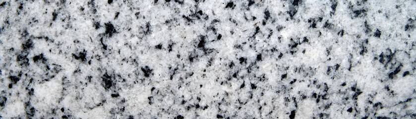 Close-up view of speckled white and dark gray stone surface.