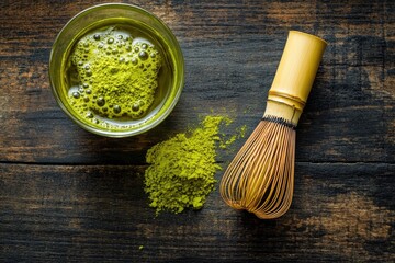 Matcha tea preparation