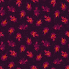 Autumn oak seamless oak leaves pattern for wrapping paper and fabrics and kids clothes print and fashion textiles