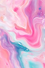 Fototapeta premium Swirling pastel colors create a fluid abstract background for design projects