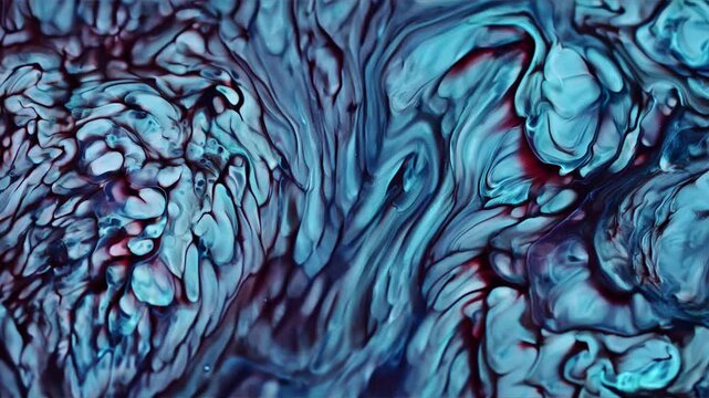 Abstract Ink Paint Diffusion Paradox Illusion Shapes