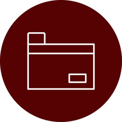 File Vector Brown Circle  Icon Design