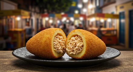 Delicious Brazilian Coxinha A Crispy, Creamy Street Food Delight