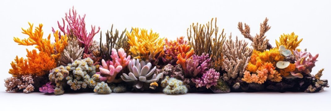 Colorful Coral Reef Arrangement