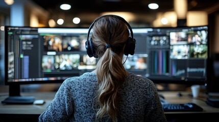 Focused editor working on large screens