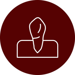 Canine Vector Brown Circle Icon Design